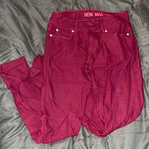 New Max jeggings - burgundy (8)